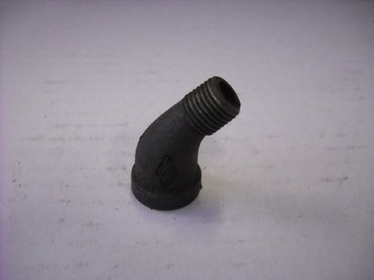 1/4" BLACK 45 DEGREE STREET ELBOW