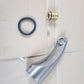 6" WALL MOUNT TUB SPOUT IN BRUSHED NICKEL