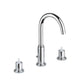 8-inch CHROME Widespread 2-Handle L-Size Bathroom Faucet 1.2 GPM/LESS HANDLES