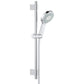 2.5 GPM "POWER&SOUL COSMOPOLITAN 130" 24" CHROME 4-SPRAY SHOWER SIDE BAR KIT