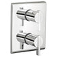 "TOWN SQUARE" 2-HANDLE THERMOSTAT WITH VOLUME CONTROL TRIM KIT