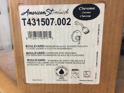 BOULEVARD PRESSURE BALANCE SHOWER TRIM KIT