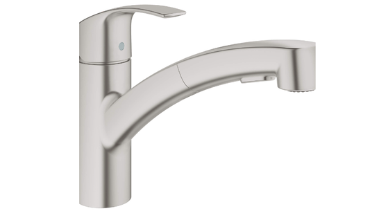 EUROSMART SINGLE HANDLE DUAL SPRAY PULL-OUT KITCHEN FAUCET