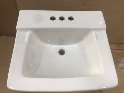 WESTMONT 19"X17" WHITE WALL MOUNTED SINK