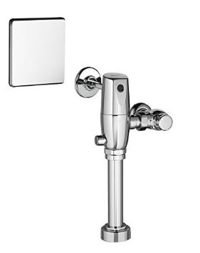 SELECTRONIC EXPOSED HARD WIRED AC TOILET FLUSH VALVE  CHROME