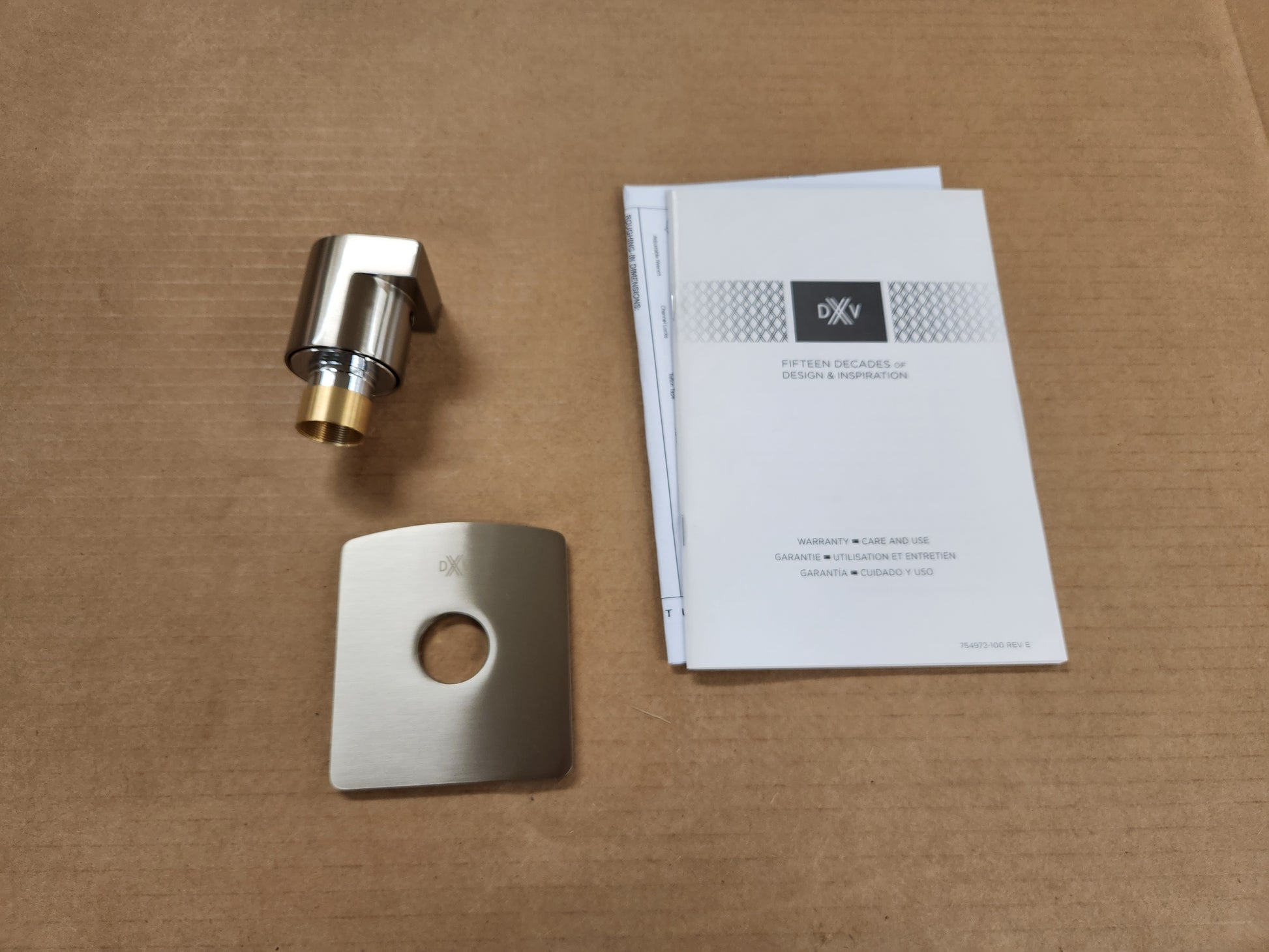 EQUILITY BRUSHED NICKEL WALL VALVE TRIM