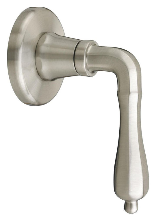 ASHBEE BRUSHED NICKEL WALL VALVE TRIM LEVER HANDLE