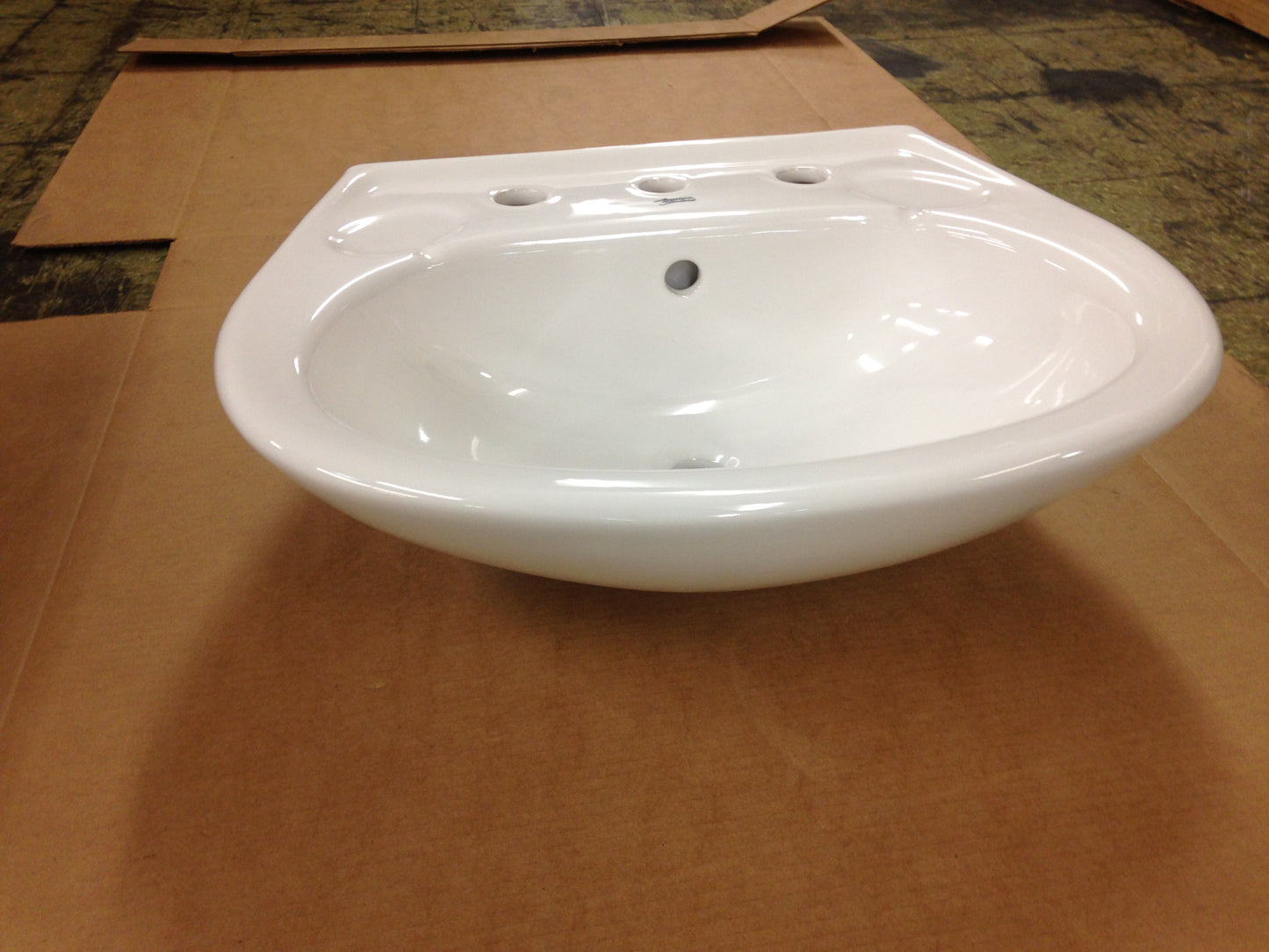 FIESTA PEDESTAL SINK, COLOR:WHITE