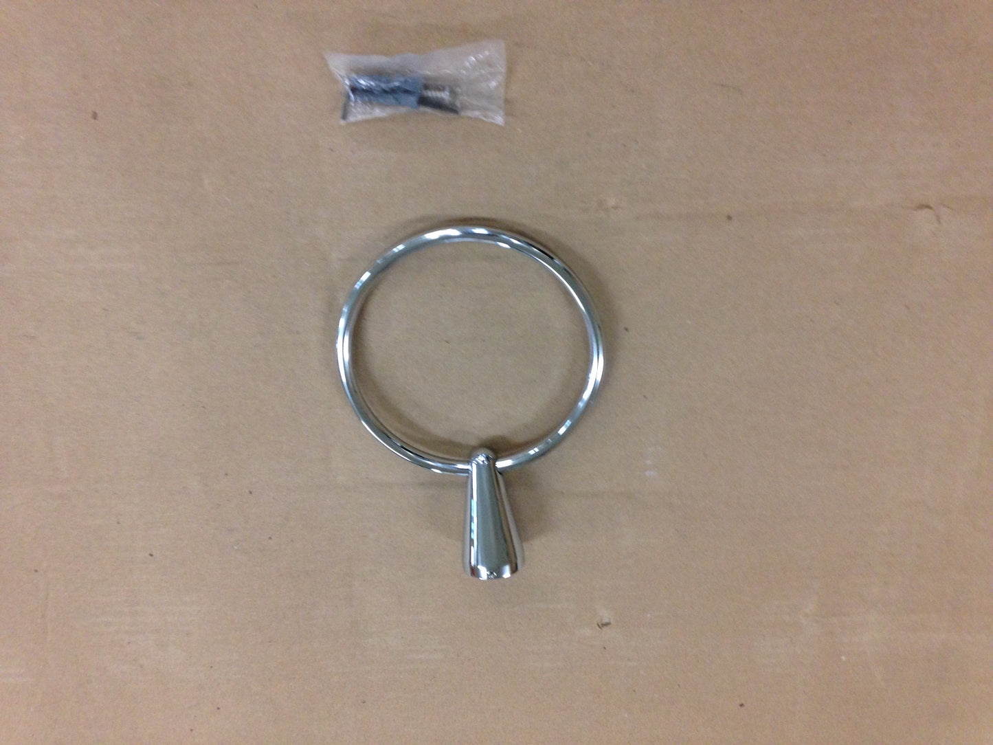 "TERRA" TOWEL RING, COLOR:CHROME