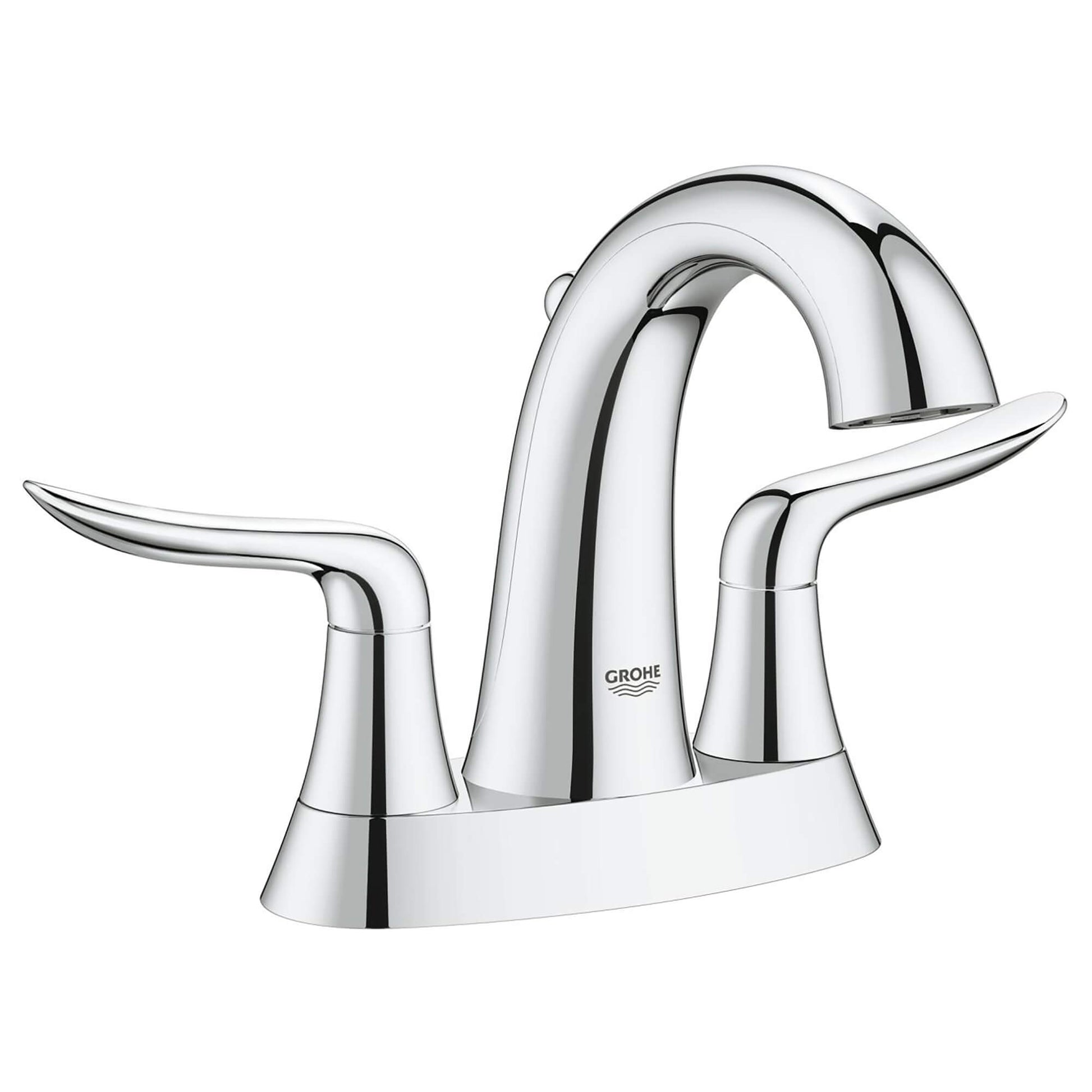 AGIRA 4" CENTERSET 2 HANDLE BATHROOM FAUCET CHROME