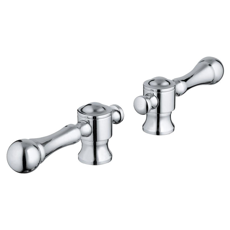 "BRIDGEFORD" LEVER HANDLES, STARLIGHT CHROME