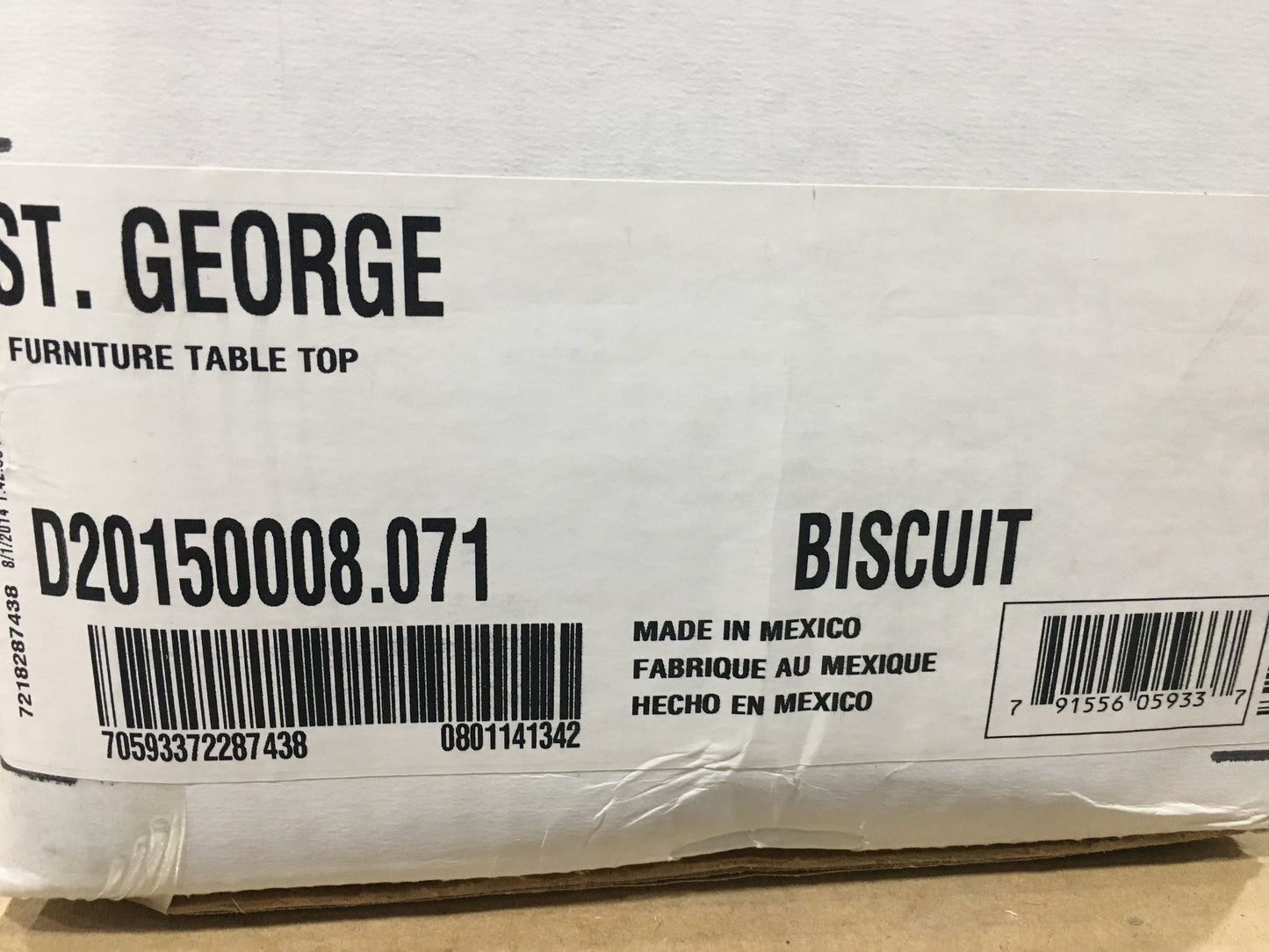 ST. GEORGE FURNITURE LAVATORY - BISCUIT