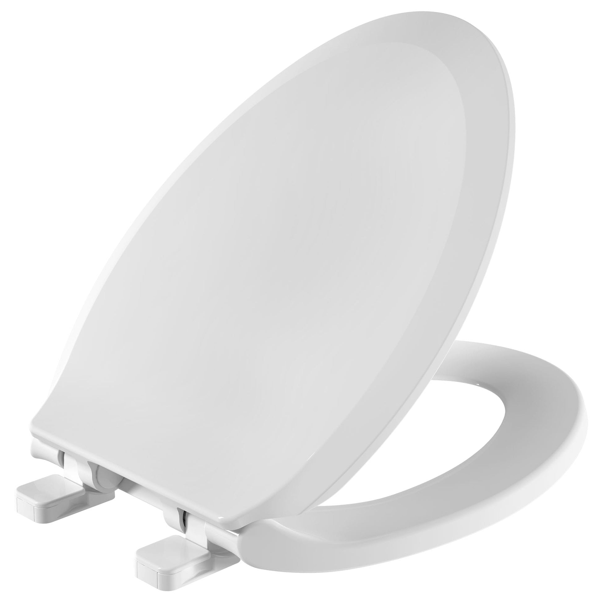 "CADET" SLOW-CLOSE ELONGATED TOILET SEAT, WHITE