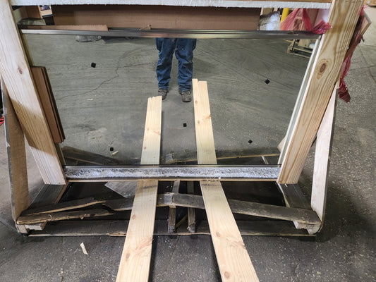 32" X 60" TEMPERED GLASS WELDED-FRAME MIRROR