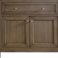 CHICAGO 36" FREESTANDING SINGLE BATHROOM VANITY IN WHITEWASHED WALNUT