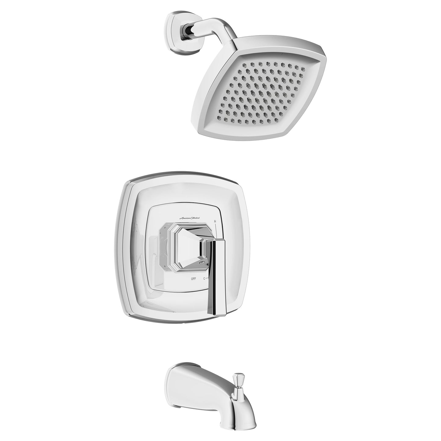 CRAWFORD 2.5 GPM SHOWER TRIM KIT WITH SHOWER HEAD AND FAUCET