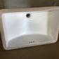 18"X12" RECTANGULAR MYERS UNDERMOUNT BATHROOM SINK IN MATTE WHITE