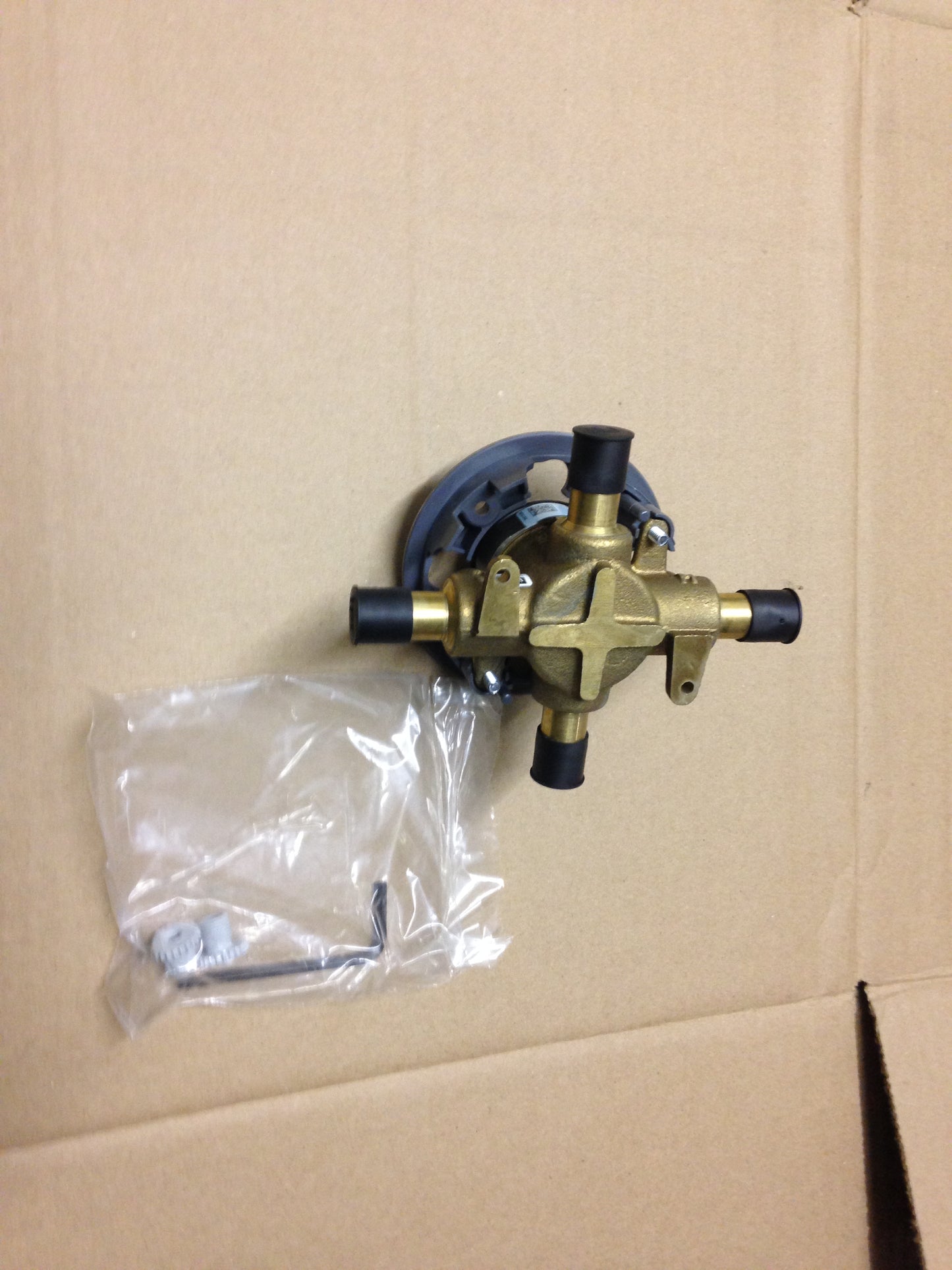 SHOWER VALVE WITH STOP, 1/2" 