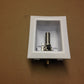 FIRE RATED OXBOX ICE MAKER OUTLET BOX W/WATER HAMMER ARRESTOR, 1/2" PROPEX