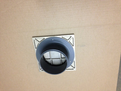 SIOUX CHIEF 834-4DHNQ ADJUSTABLE DRAIN CLEANOUT COVER, 3 1/2" IN CLEANOUT, 15,000 LB, 6 5/8" IN DIA.COVER, DUCTILE IRON 215918