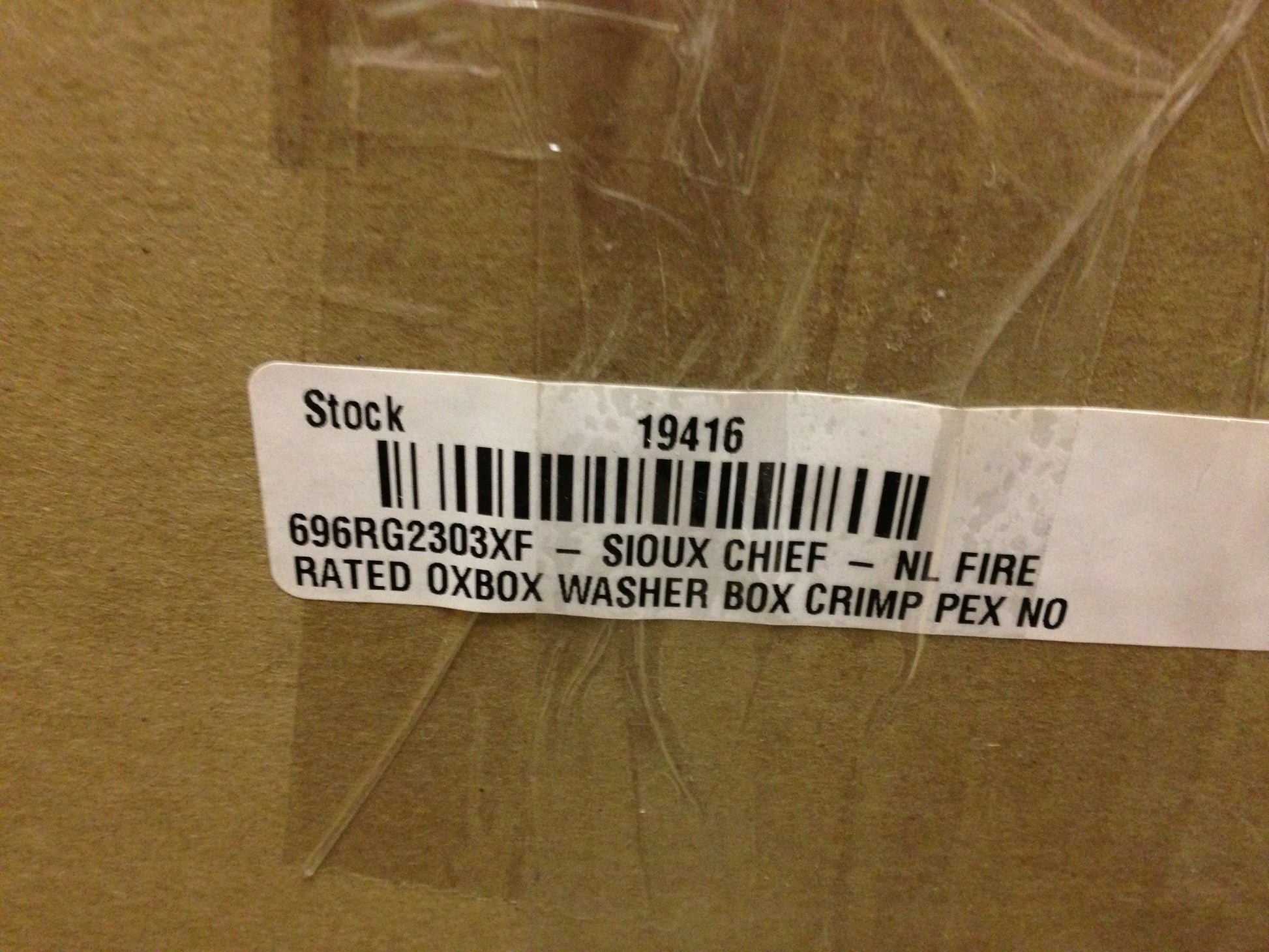 OXBOX WASHING MACHINE OUTLET BOX