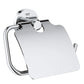 Essentials Toilet Paper Holder W/Cover, Chrome