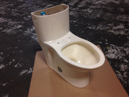 SUBLIME ONE-PIECE ELONGATED TOILET WITH SEAT INCLUDED, BISQUE